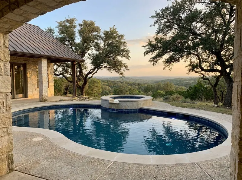 Pebble finish pool San Antonio