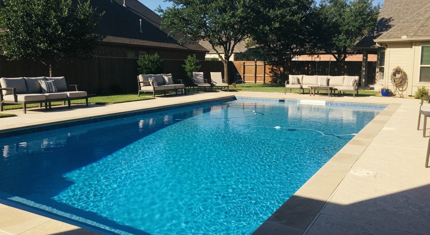 Pool resurfacing in Cibolo, Texas