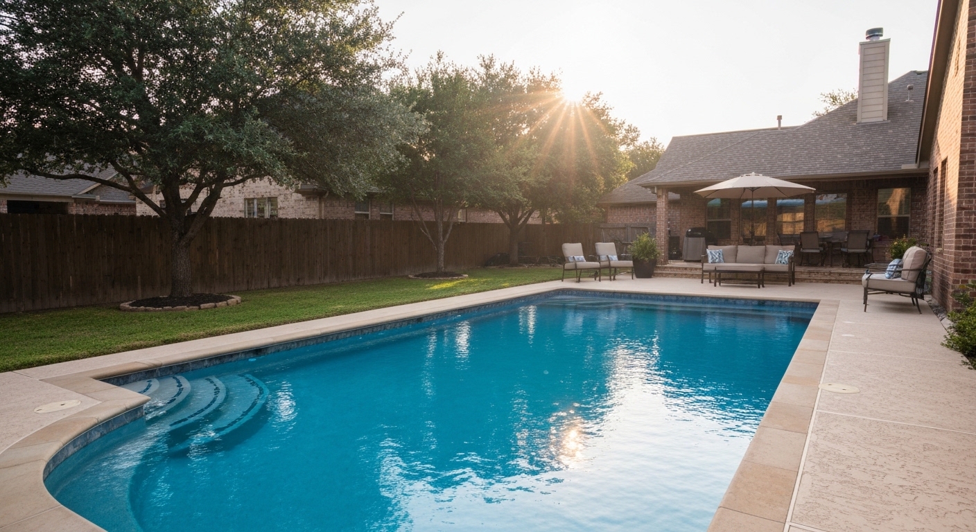 Pool resurfacing in Converse, Texas