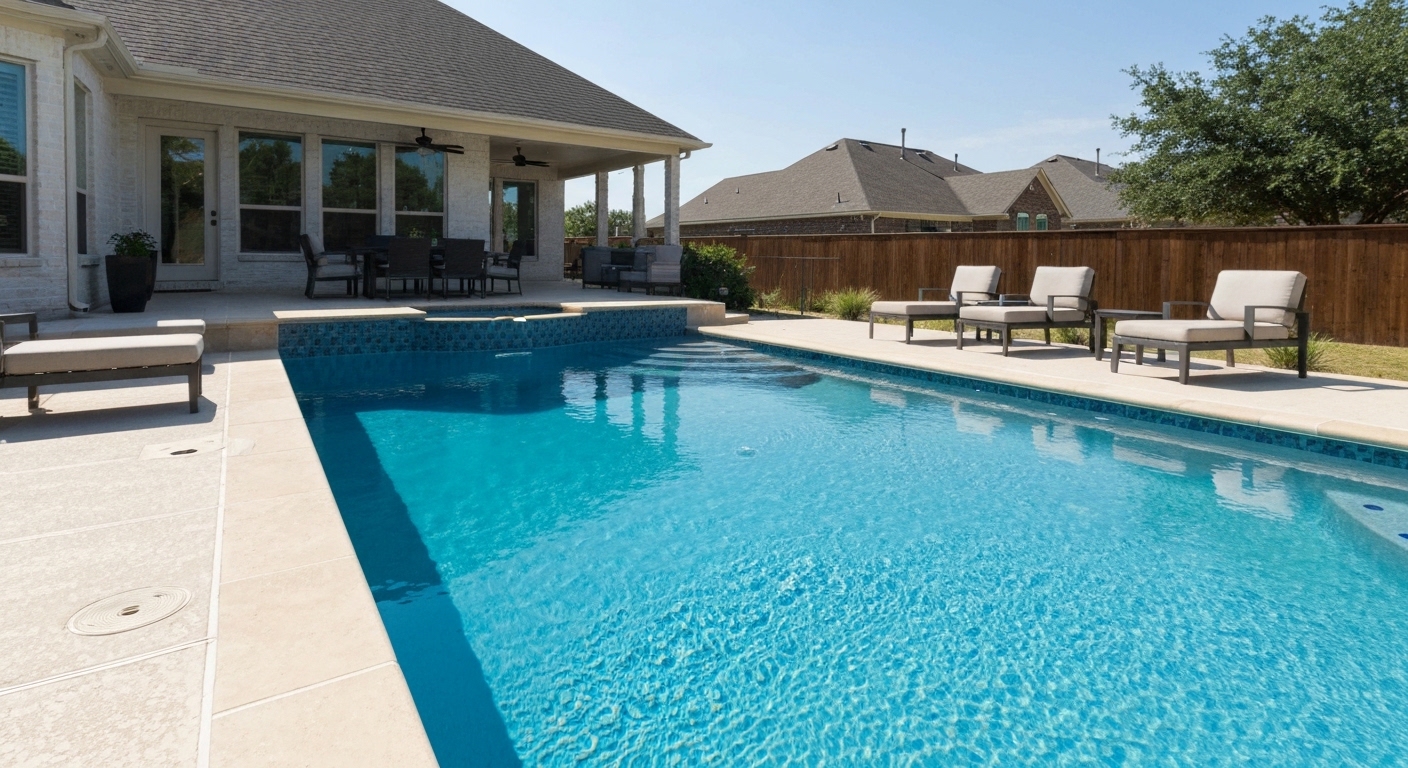 Pool resurfacing in Floresville, Texas