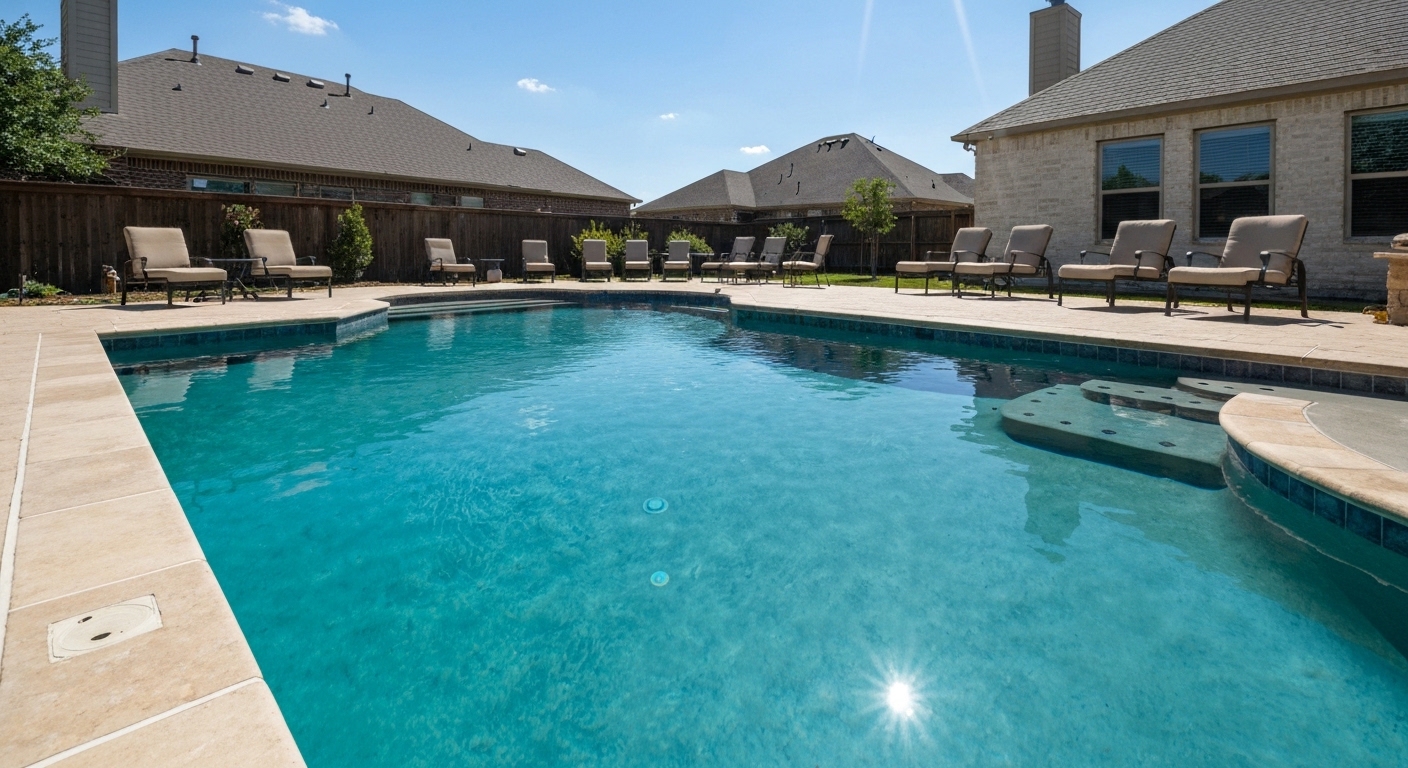 Pool resurfacing in Schertz, Texas